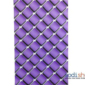 Papier Peint Décoratif Simulation Losange – Couleur Violet AK0028